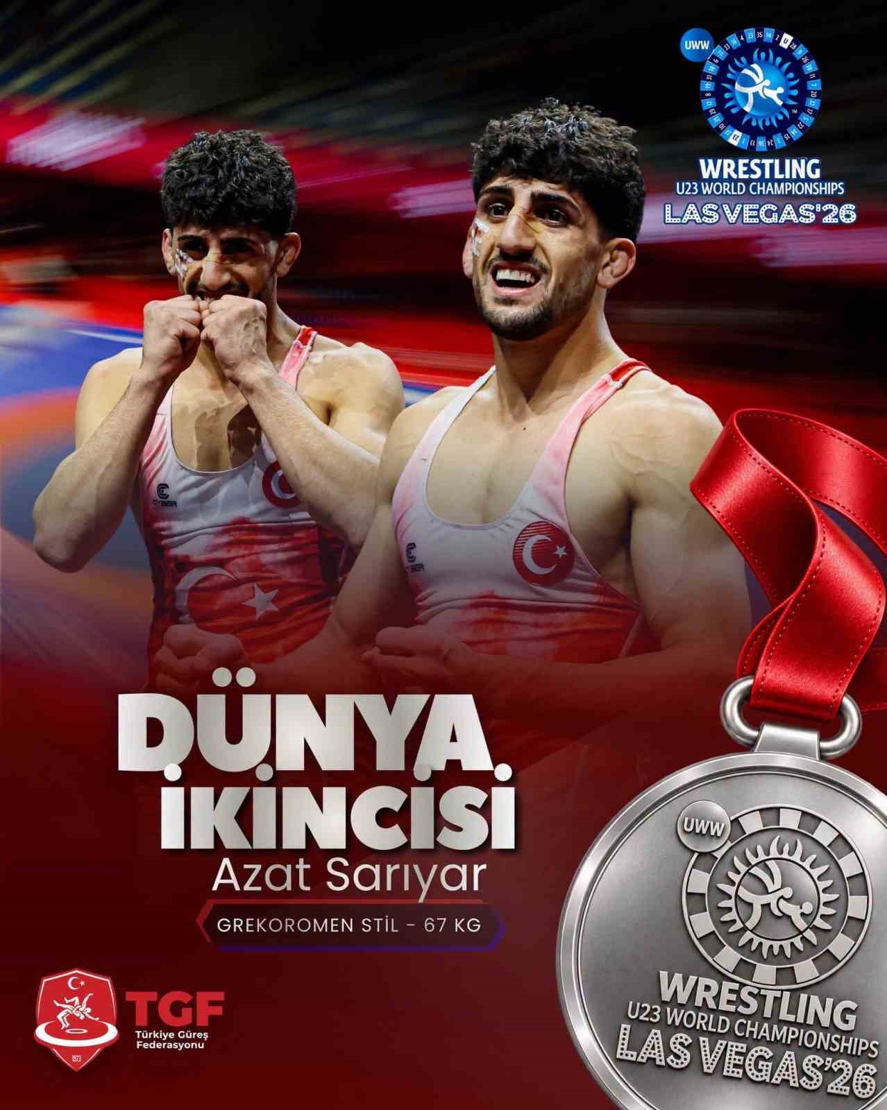 ABD’NİN LAS VEGAS KENTİNDE DÜZENLENEN U23 DÜNYA GÜREŞ ŞAMPİYONASI’NDA MÜCADELE EDEN KAYSERİLİ...