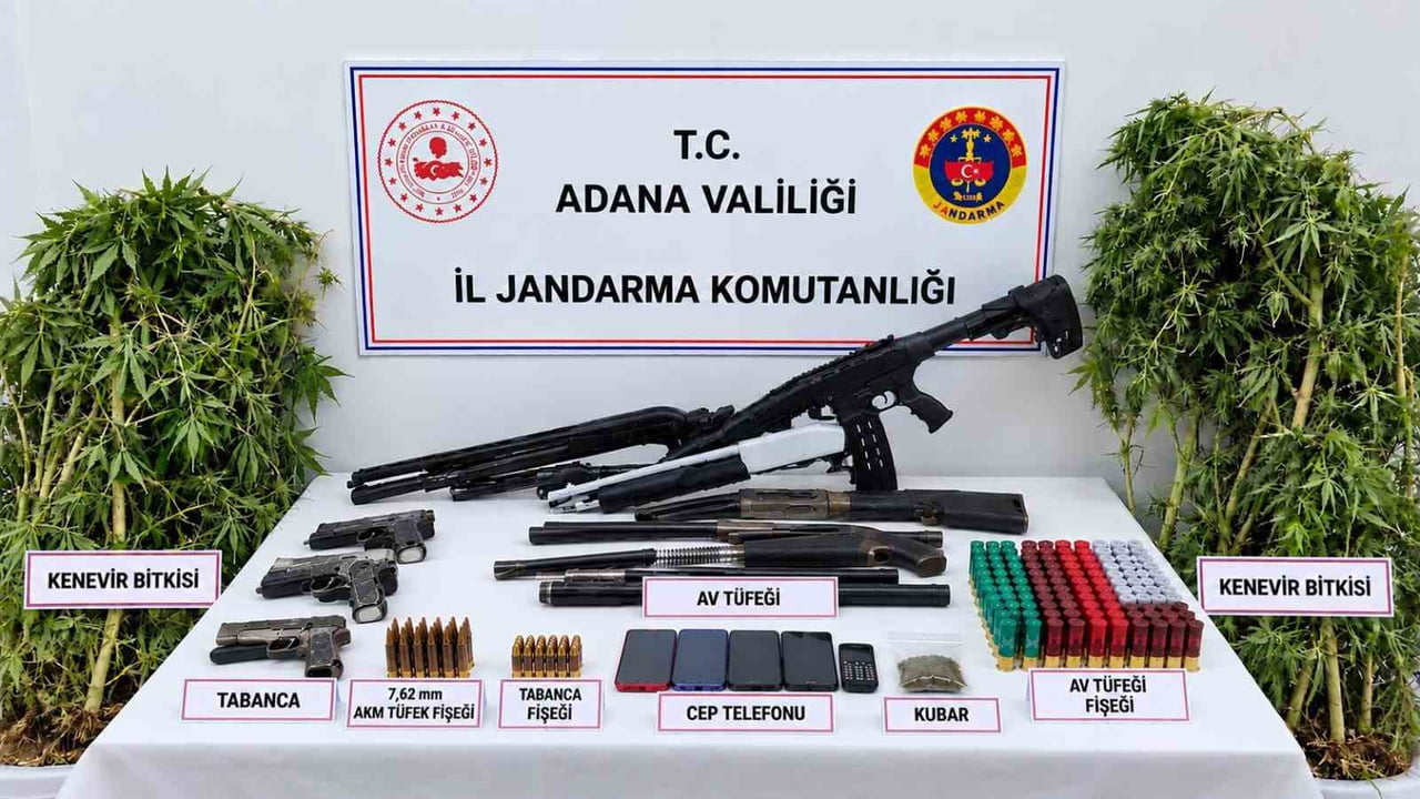 ADANA’DA 3 ADRESE DÜZENLENEN OPERASYONDA GÖZALTINA ALINAN 3 ŞÜPHELİDEN BİRİNİN 4 AYRI SUÇTAN 18...