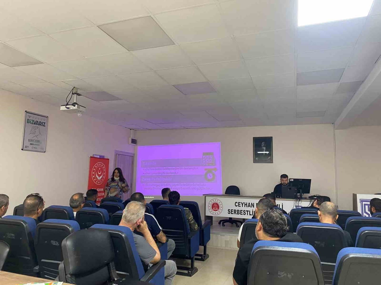 ADANA’DA DENETİMLİ SERBESTLİK MÜDÜRLÜĞÜNDEN FAYDALANAN YÜKÜMLÜLÜLERE YÖNELİK EĞİTİM...