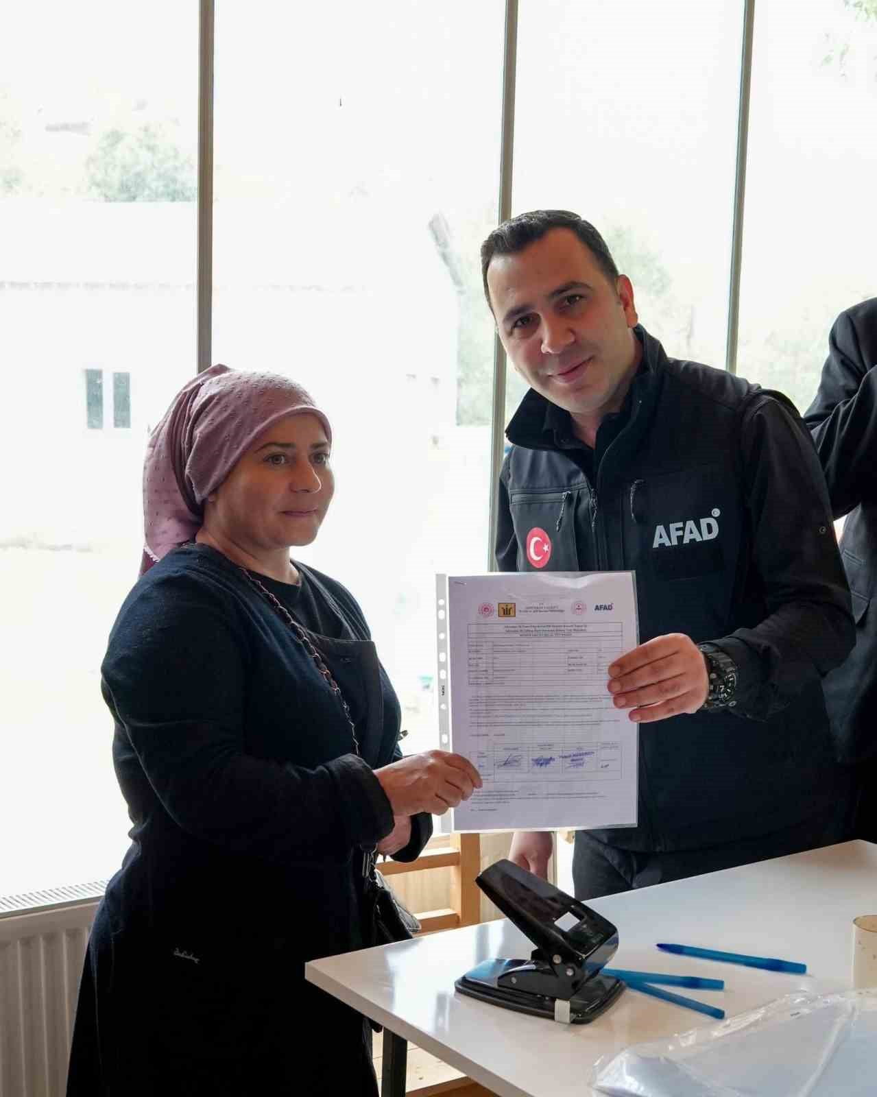 ADIYAMAN’IN GÖLBAŞI İLÇESİNE BAĞLI HARMANLI BELDESİNDE DÜZENLENEN TÖRENDE, YENİ MAHALLE KALICI...