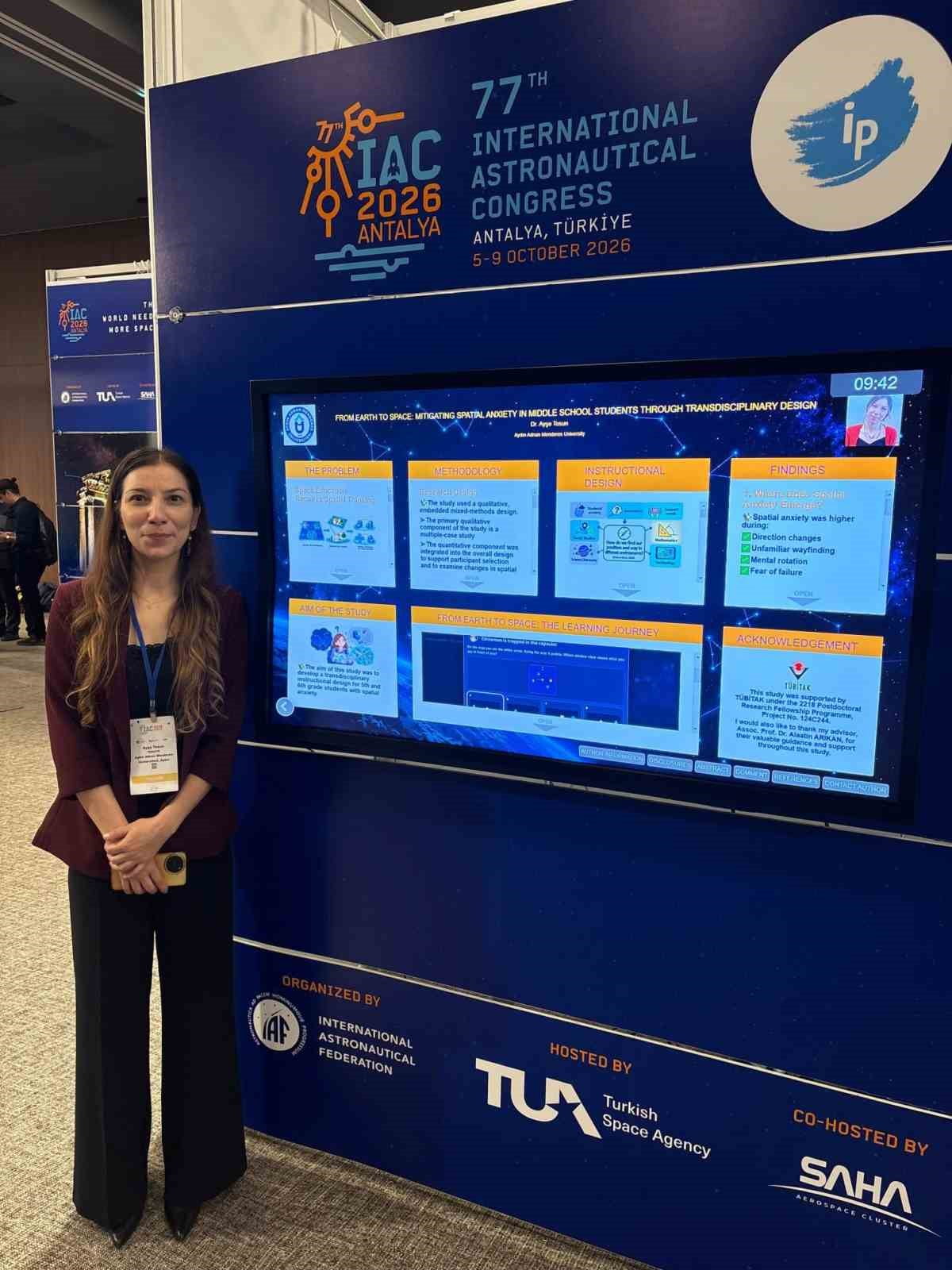 ADÜ’DEN ULUSLARARASI UZAY KONGRESİ IAC 2026’YA BİLİMSEL KATKI
