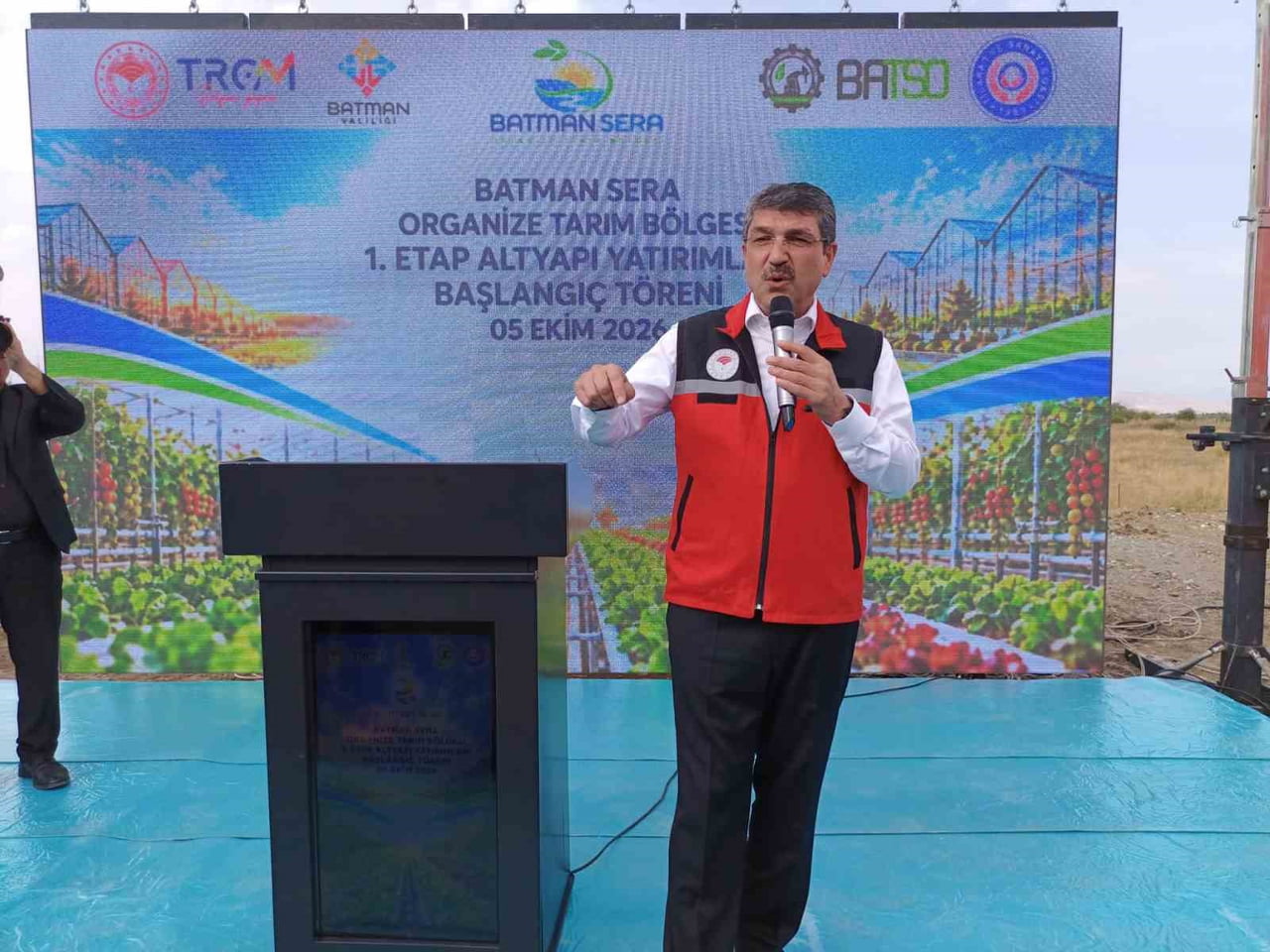 AK PARTİ BATMAN MİLLETVEKİLİ FERHAT NASIROĞLU, BATMAN SERA ORGANİZE TARIM BÖLGESİNİN 1. ETAP...