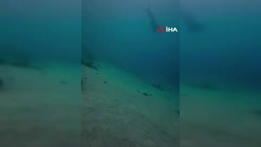 Akyaka’da Cumhuriyet Bayramı’nı su altında kutladılar