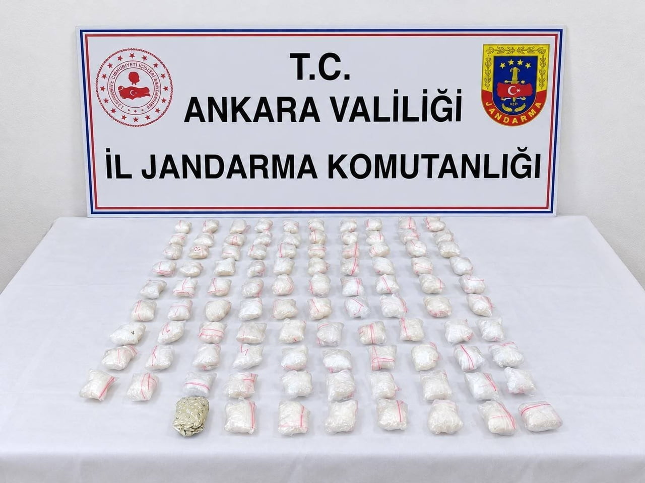 ANKARA İL JANDARMA KOMUTANLIĞI NARKOTİK SUÇLARLA MÜCADELE ŞUBE MÜDÜRLÜĞÜ KOORDİNESİNDE, ANKARA VE...
