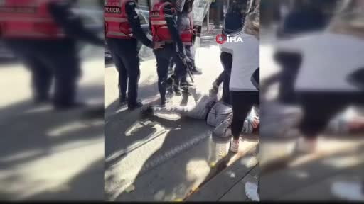 Arnavutluk'ta ağırlıklı olarak üniversite ve lise öğrencilerinin gerçekleştirdiği protestolar...