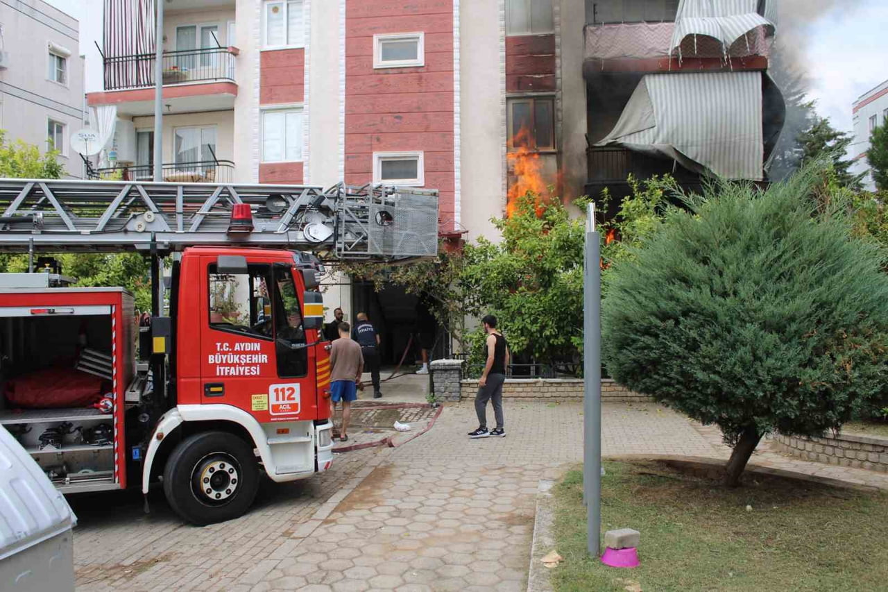 AYDIN'IN EFELER İLÇESİNDE MEYDANA GELEN TÜP PATLAMASI NEDENİYLE ZOR DURUMDA KALAN AİLE İÇİN GİRNE...