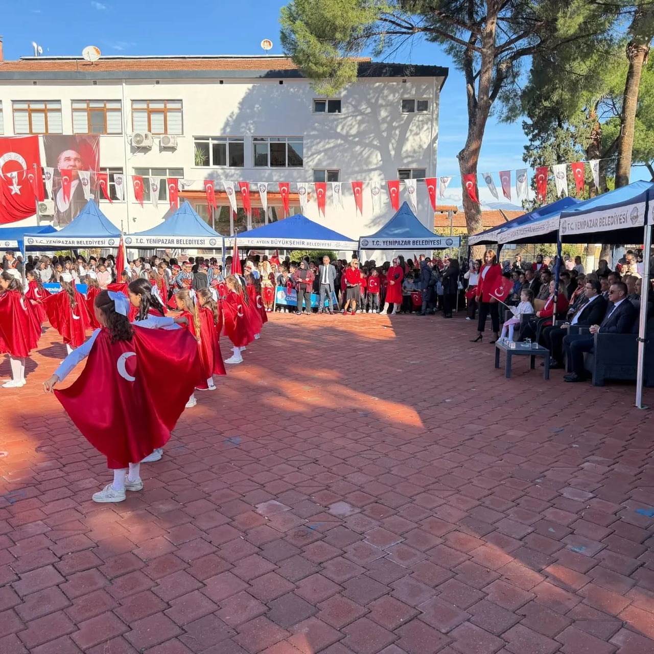 AYDIN’IN YENİPAZAR İLÇESİNDE CUMHURİYET’İN 103’ÜNCÜ KURULUŞ YIL DÖNÜMÜ, VATANDAŞLARIN YOĞUN...