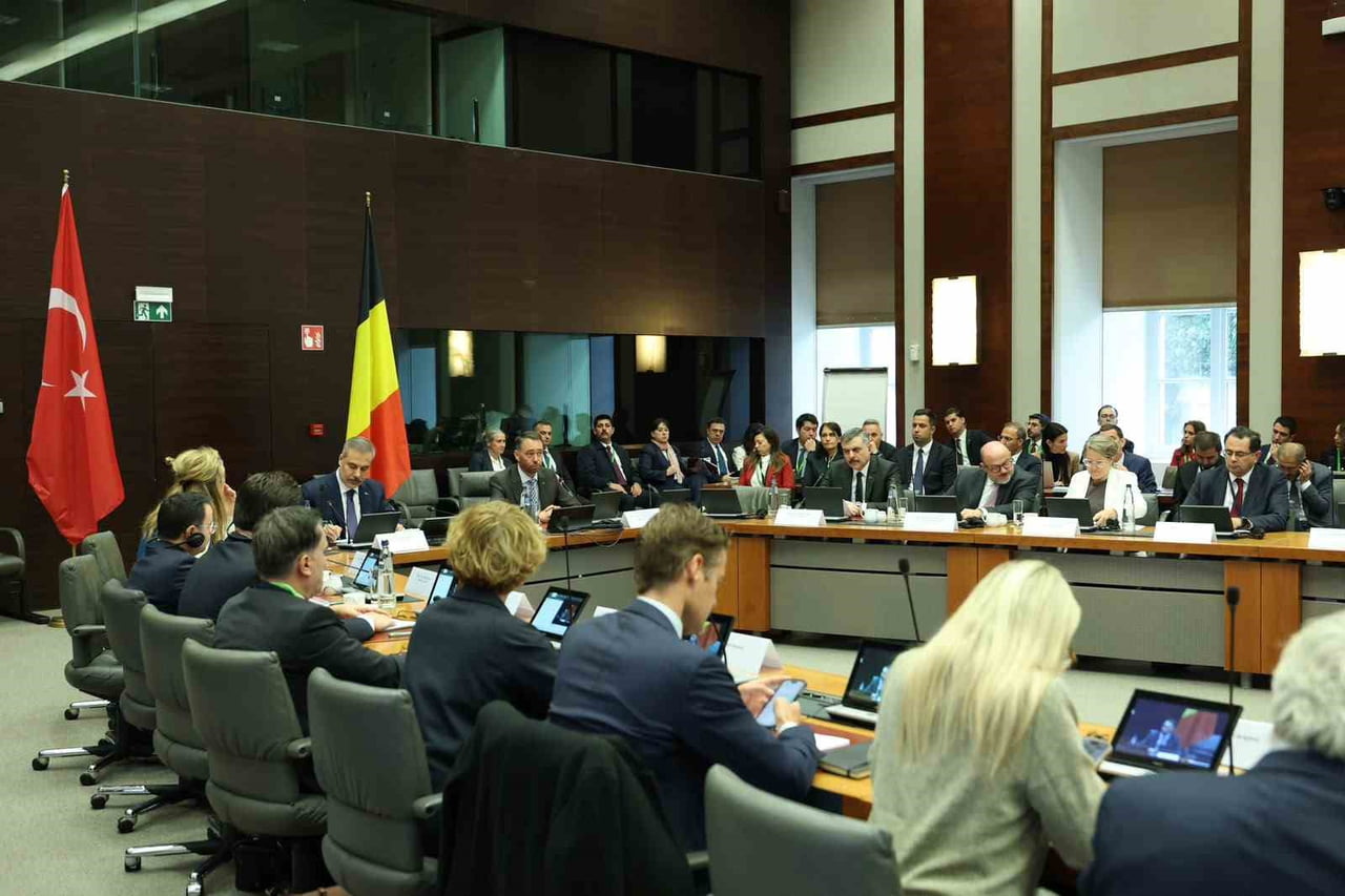 BAKAN ÇİFTÇİ, BELÇİKA'NIN BAŞKENTİ BRÜKSEL'DE DÜZENLENEN TÜRKİYE-BELÇİKA DIŞİŞLERİ, ADALET VE...