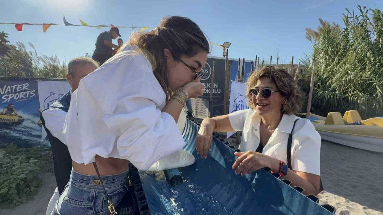 BALIK FESTİVALİNDE 6 BİN YAVRU BALIK DENİZLE BULUŞTU