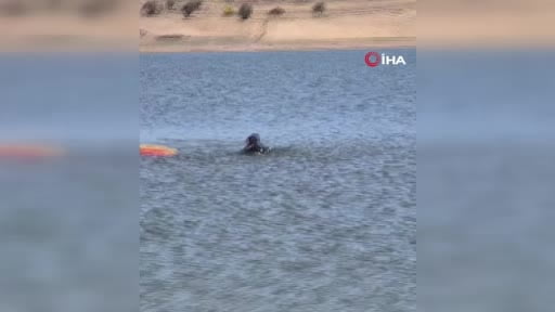 Balık tutmaya gittikleri baraja araçları düştü