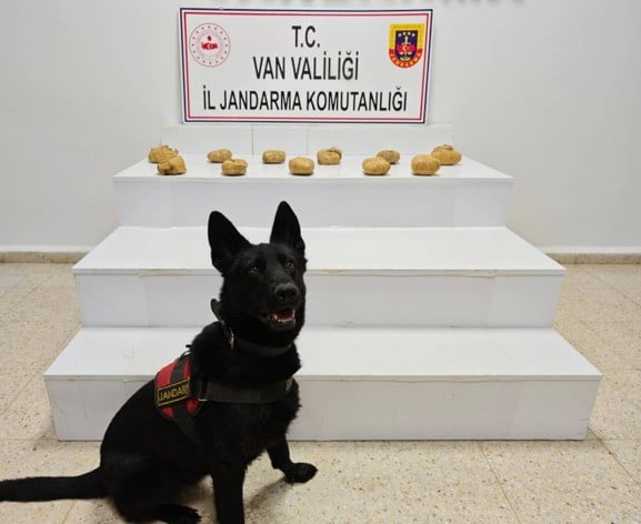BAŞKALE İLÇESİNDE YÜRÜTÜLEN ÇALIŞMALARDA 11 KİLO 958 GRAM TOZ ESRAR MADDESİ ELE...