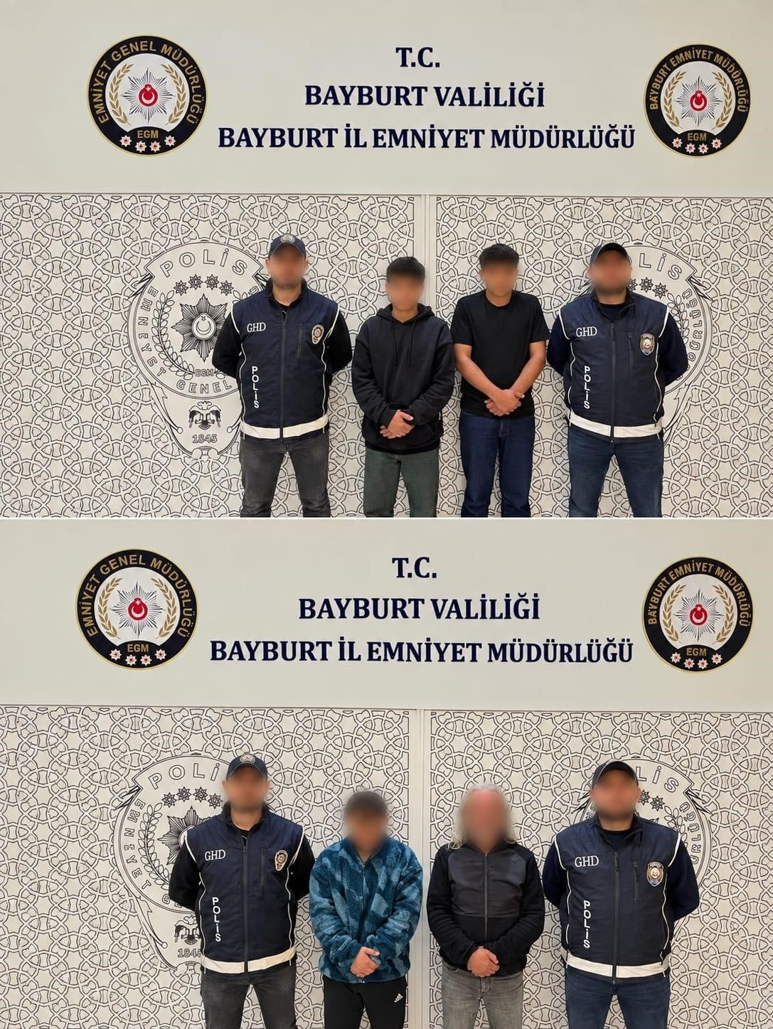 BAYBURT’TA 2 DÜZENSİZ GÖÇMEN YAKALANDI