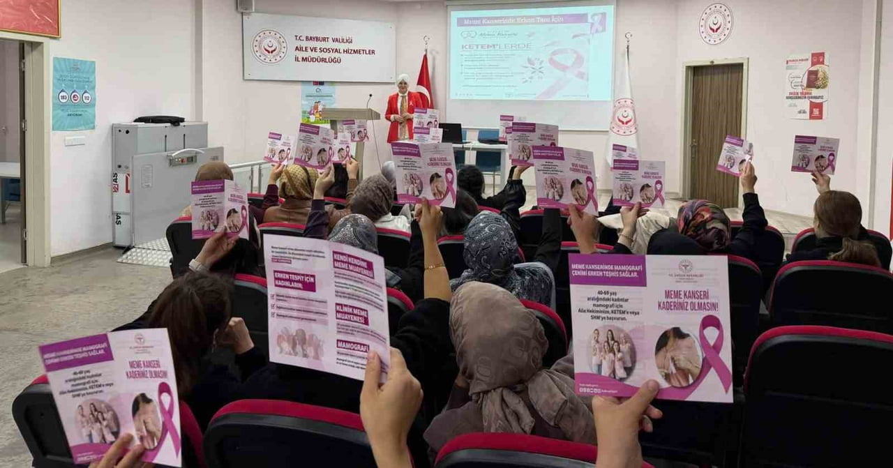 BAYBURT’TA MEME KANSERİNDE ERKEN TEŞHİSİN ÖNEMİ ANLATILDI