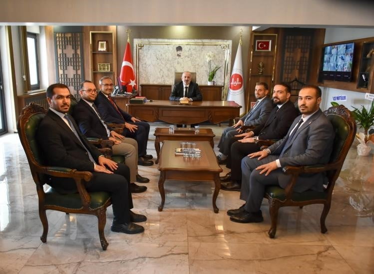 BİLECİK'TE İLÇE MÜFTÜLERİ, İL MÜFTÜSÜ DİKMEN İLE BİR ARAYA GELDİ