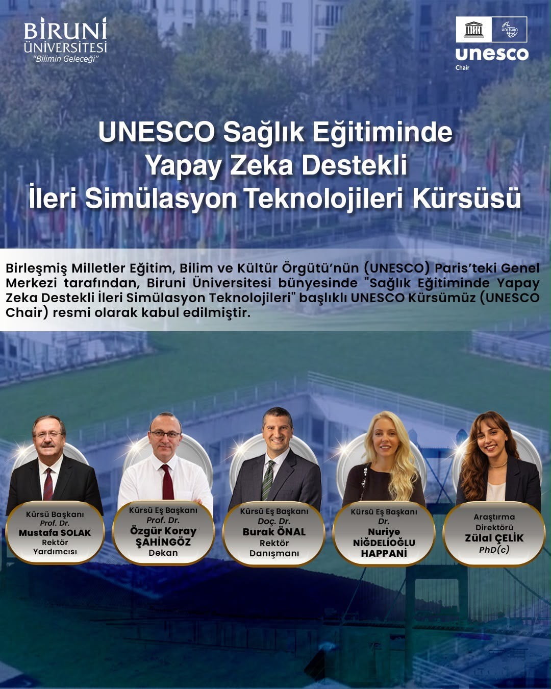BİRUNİ ÜNİVERSİTESİ BÜNYESİNDE KURULAN “SAĞLIK EĞİTİMİNDE YAPAY ZEKÂ DESTEKLİ İLERİ SİMÜLASYON...
