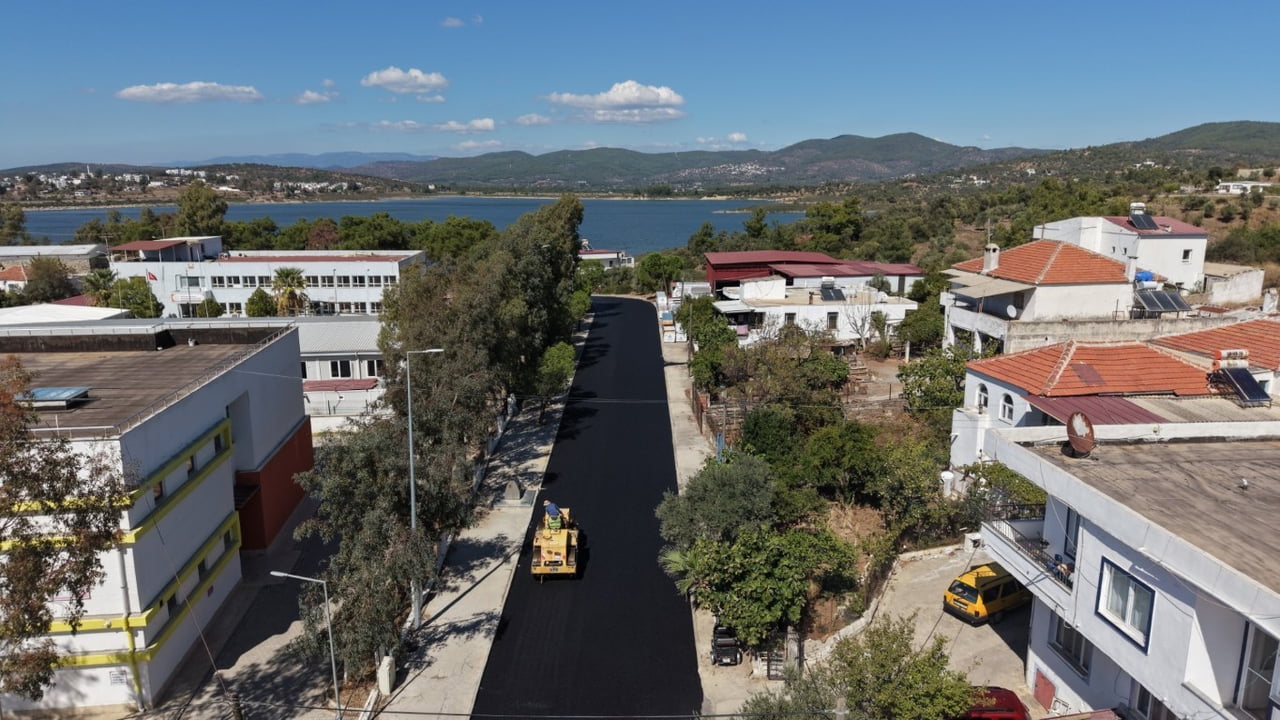 BODRUM’DA ASFALT ÇALIŞMALARI DEVAM EDİYOR