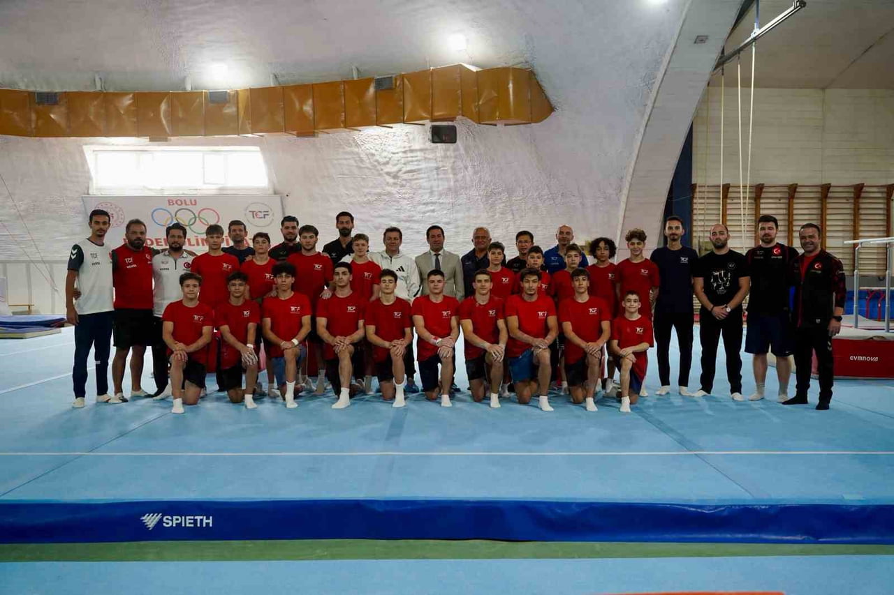 BOLU’DA KAMP ÇALIŞMALARINI SÜRDÜREN GENÇ VE YILDIZ ERKEKLER ARTİSTİK CİMNASTİK MİLLİ TAKIMLARI...