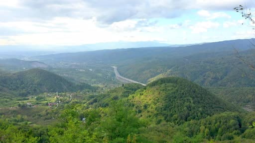 Bolu Dağı'nda sonbahar manzarası