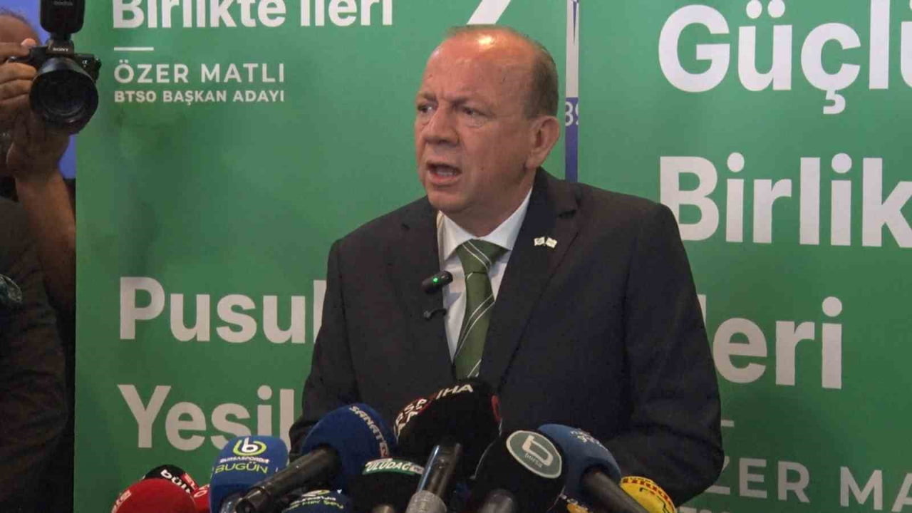 BTSO BAŞKAN ADAYI ÖZER MATLI: "BU ŞEHİR SONUNDA DOĞRUYU BULACAK"