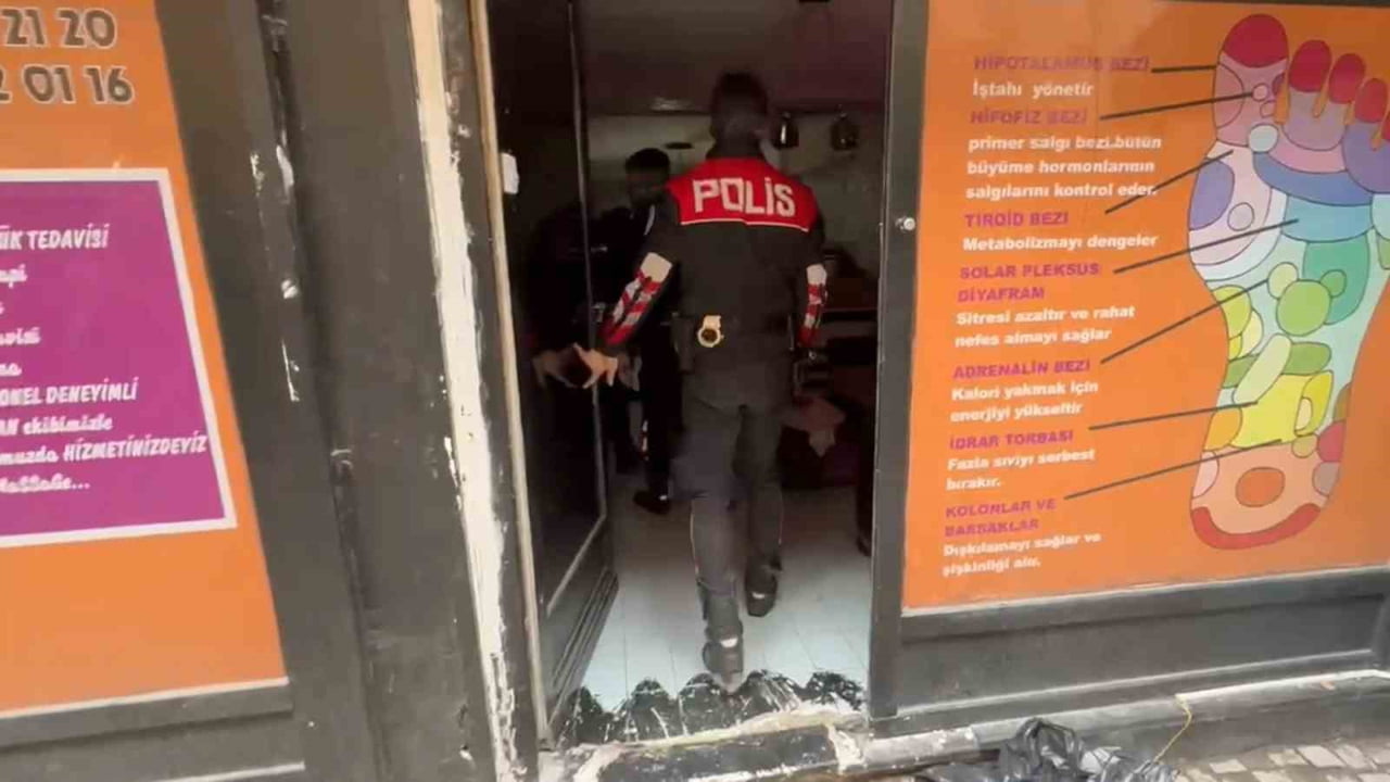 BURSA'DA MASAJ SALONLARI ÜZERİNDEN KADINLARI FUHŞA TEŞVİK EDEREK HAKSIZ KAZANÇ SAĞLADIKLARI VE...