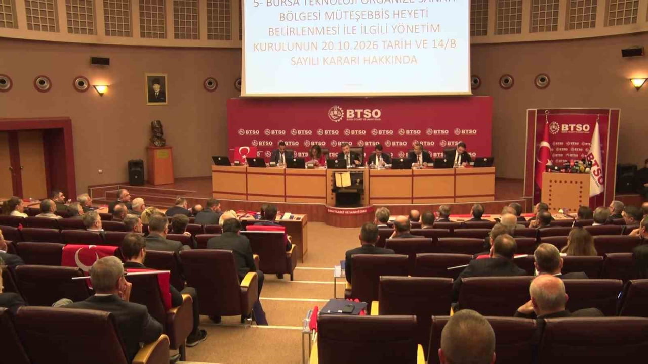 BURSA TİCARET VE SANAYİ ODASI (BTSO) MECLİS TOPLANTISINDA TEKNOSAB MÜTEŞEBBİS HEYETİ'NİN...