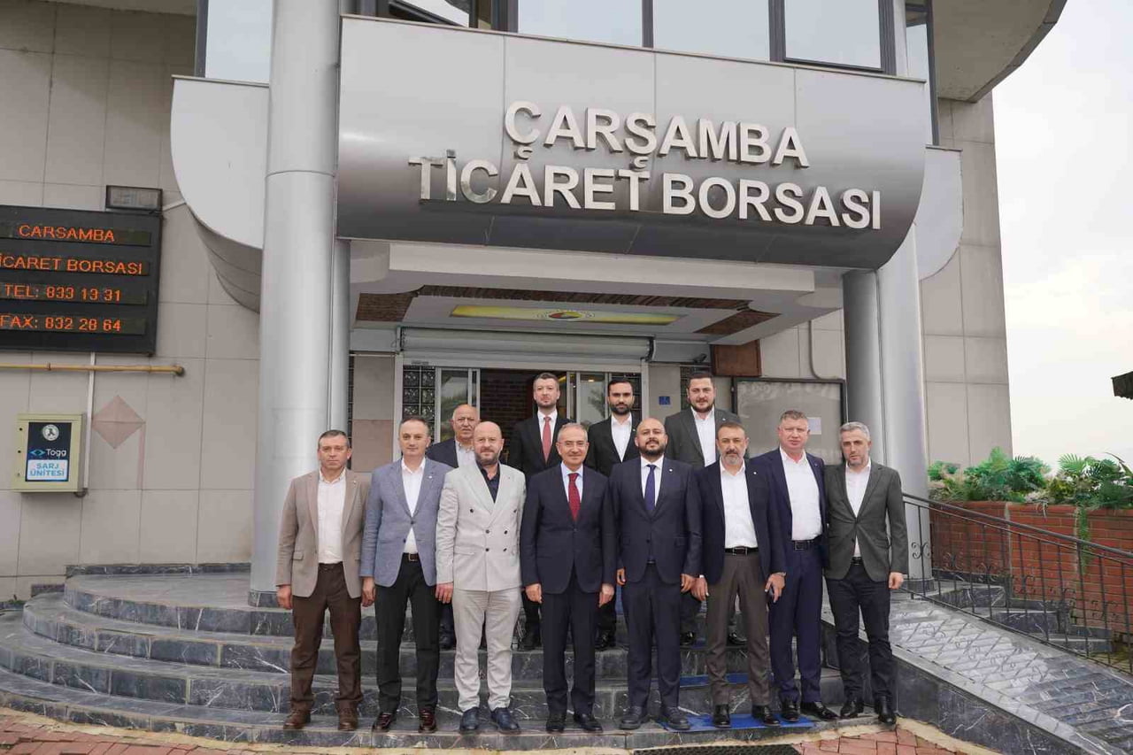 ÇARŞAMBA TİCARET BORSASI (ÇTB) YÖNETİM KURULU BAŞKANI SELİM YILMAZ, İLÇE İÇİN ORTAK HEDEFLERİNİN...