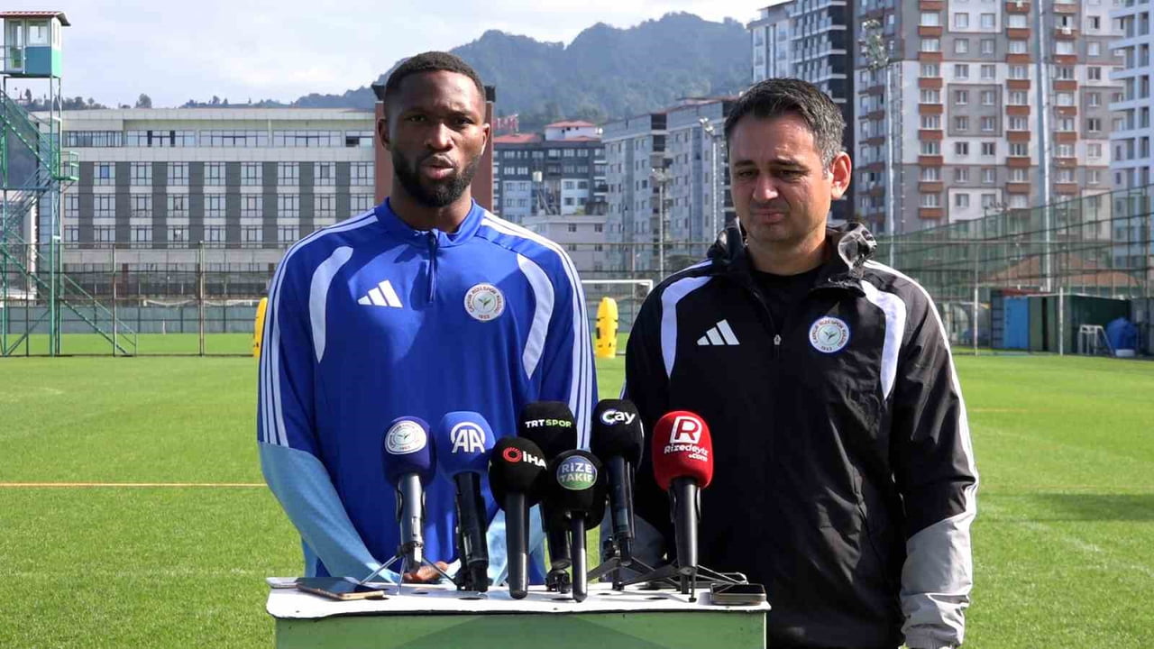 ÇAYKUR RİZESPOR'UN SAVUNMA OYUNCUSU MODİBO SAGNAN "BİZİM İÇİN TALİHSİZ BİR KİTLENME VAR BU KONUDA....