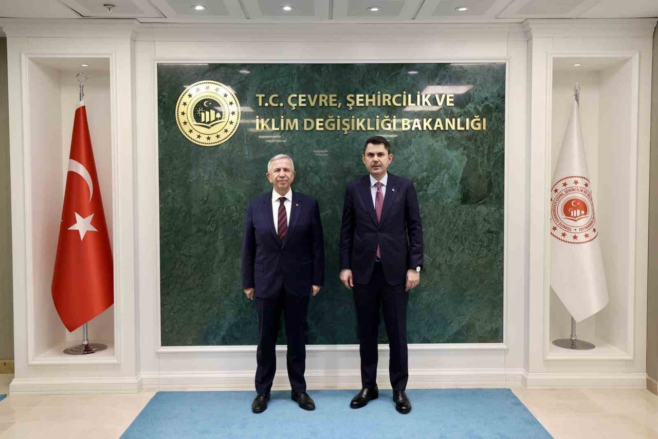 ÇEVRE, ŞEHİRCİLİK VE İKLİM DEĞİŞİKLİĞİ BAKANI MURAT KURUM, ANKARA BÜYÜKŞEHİR BELEDİYE BAŞKANI...