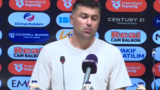 Çorum FK Teknik Direktörü Burak Yılmaz, Göztepe maçını ilk devrede kaybettiklerini söyledi.
