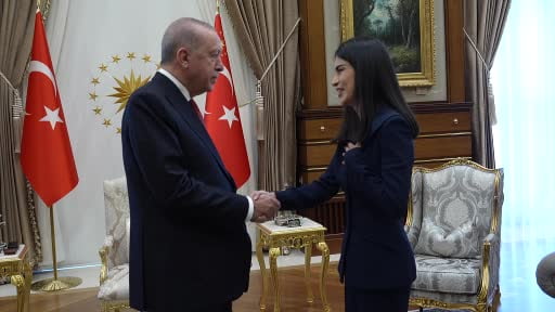 Cumhurbaşkanı Erdoğan, Özbekistan Cumhurbaşkanlığı İdaresi Başkanı Saida Mirziyoyeva'yı kabul...