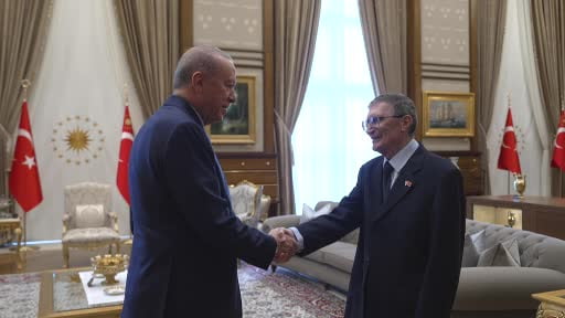 Cumhurbaşkanı Erdoğan, Prof. Dr. Aziz Sancar'ı kabul etti