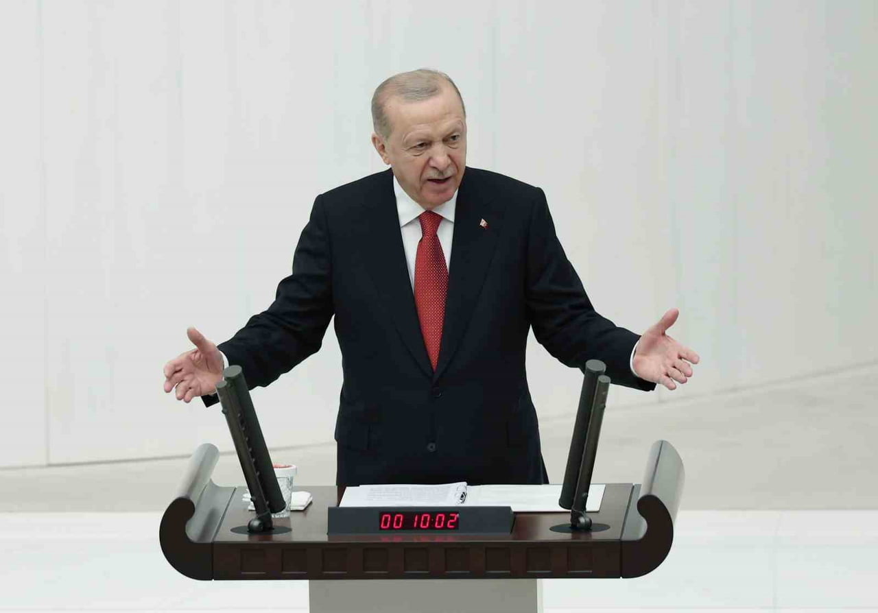 CUMHURBAŞKANI ERDOĞAN, TBMM GENEL KURULU 28. DÖNEM 5. YASAMA YILI AÇILIŞ TÖRENİNDE...
