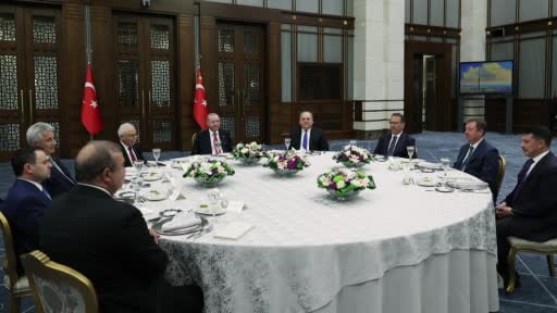 Cumhurbaşkanı Erdoğan, Yüksek Mahkeme Başkanlarıyla bir araya geldi
