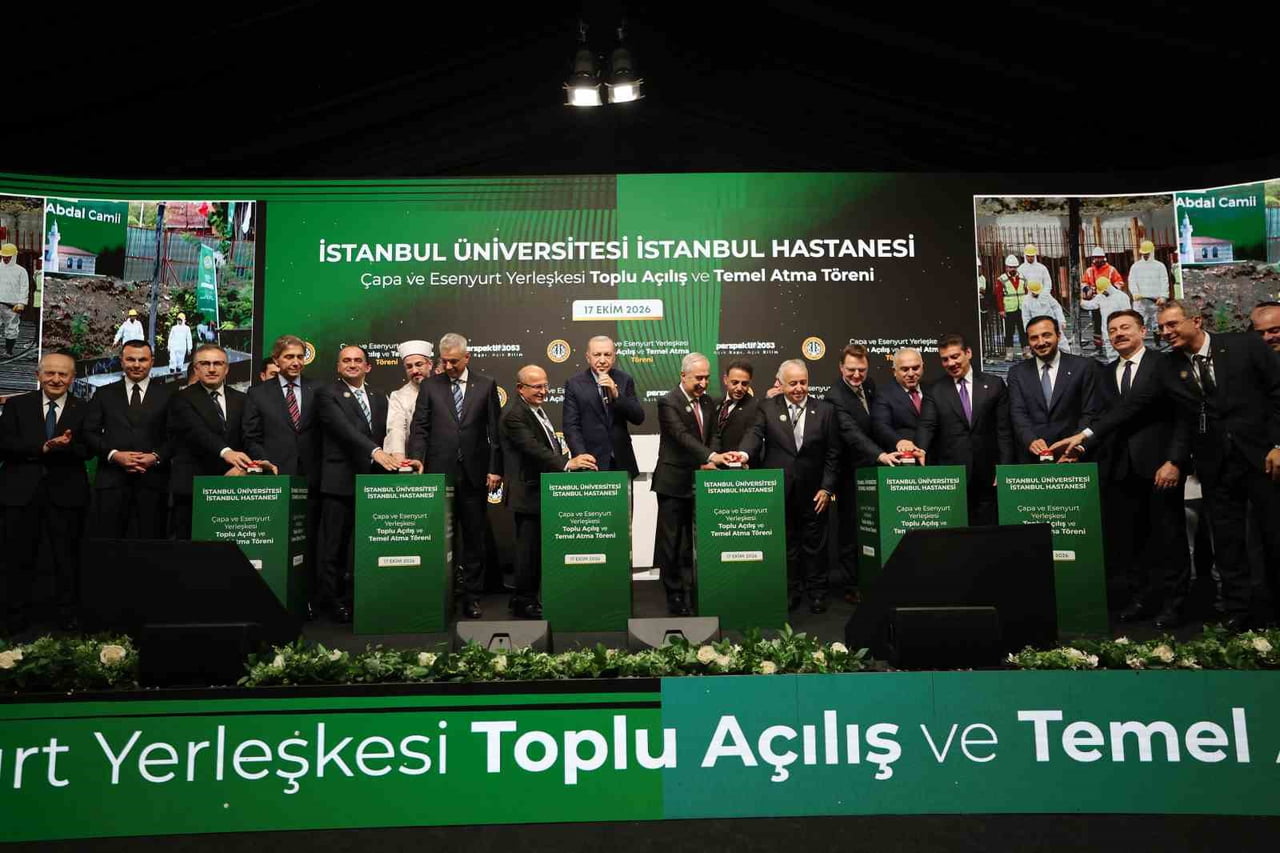 CUMHURBAŞKANI RECEP TAYYİP ERDOĞAN, İSTANBUL ÜNİVERSİTESİ HASTANESİ ÇAPA YERLEŞKESİ TOPLU TEMEL...