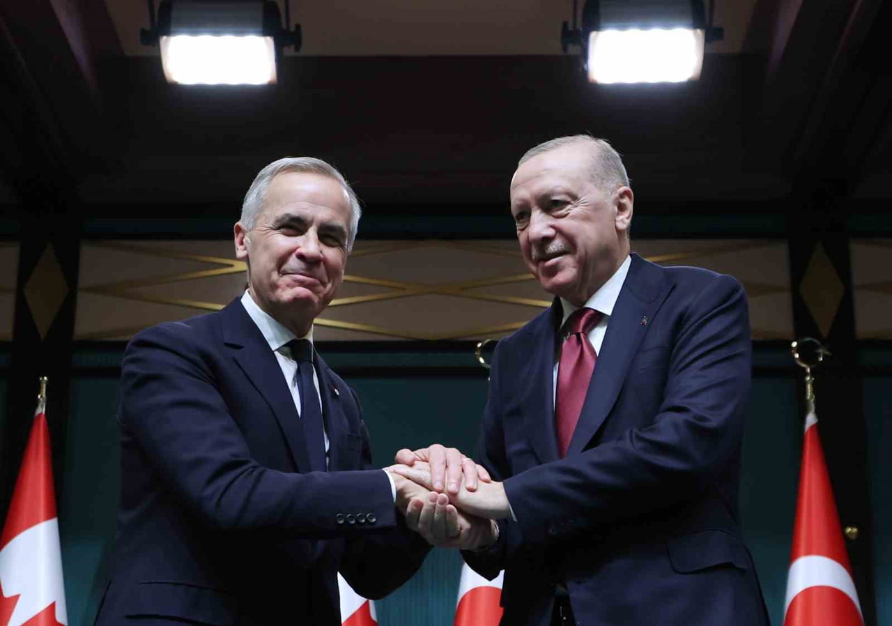 CUMHURBAŞKANI RECEP TAYYİP ERDOĞAN, KANADA BAŞBAKANI MARK CARNEY’İ CUMHURBAŞKANLIĞI KÜLLİYESİNDE...