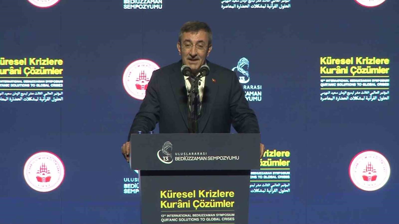 CUMHURBAŞKANI YARDIMCISI CEVDET YILMAZ,  13'ÜNCÜ ULUSLARARASI BEDİÜZZAMAN SEMPOZYUMU'NDA...