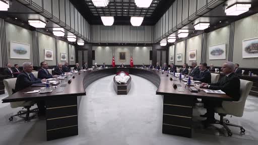 Cumhurbaşkanlığı Kabinesi, Cumhurbaşkanı Erdoğan başkanlığında toplandı