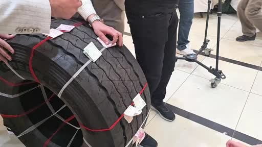 Damada altın yerine tır lastiği taktılar