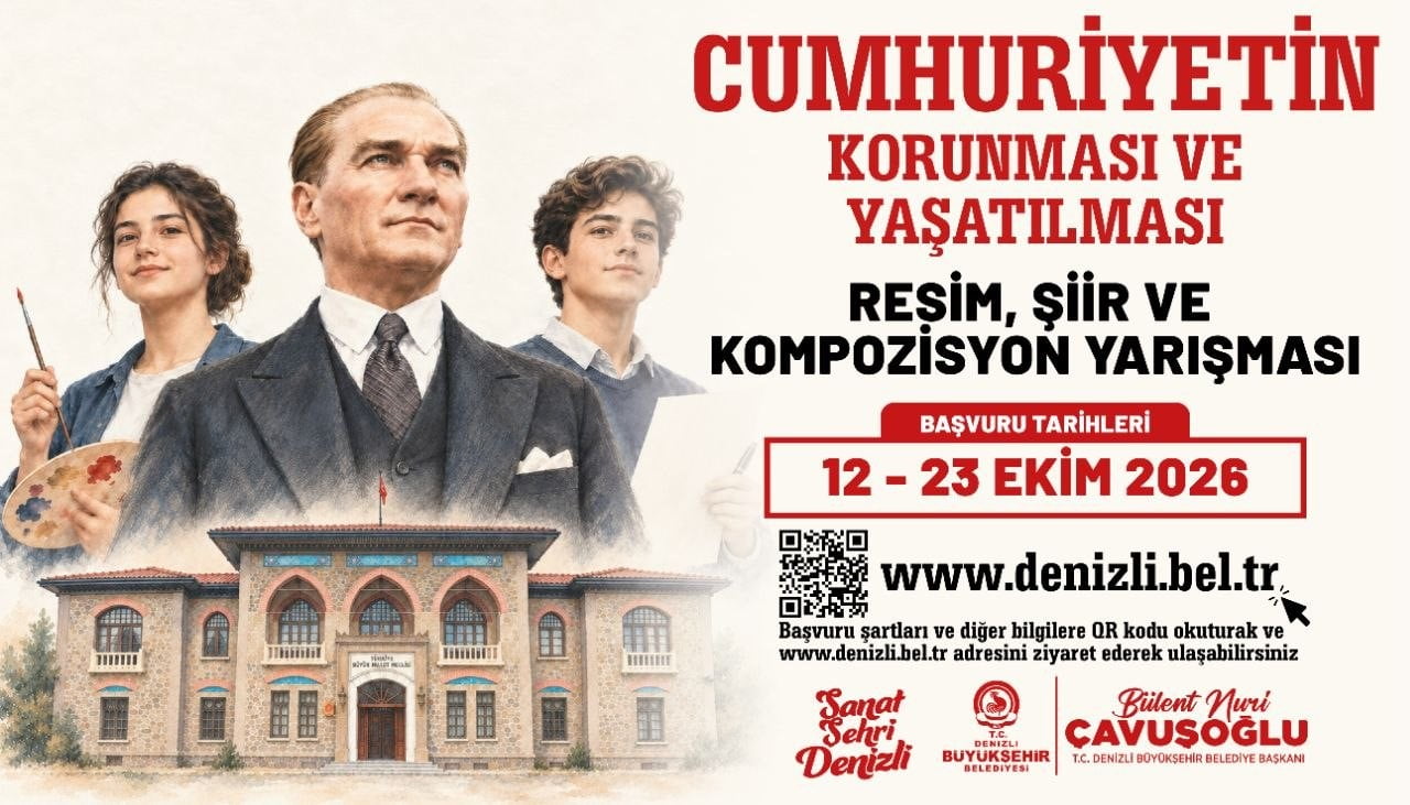 DENİZLİ BÜYÜKŞEHİR BELEDİYESİ, GENÇ NESİLLERİN CUMHURİYET BİLİNCİNİ, VATAN SEVGİSİNİ VE ATATÜRK...