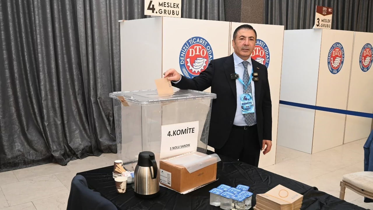 DENİZLİ TİCARET ODASINDA (DTO) GERÇEKLEŞEN SEÇİMLERDE GÜVEN TAZELEYEN DTO YÖNETİM KURULU BAŞKANI...