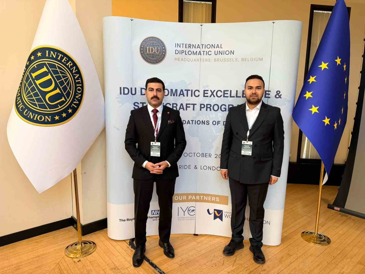 DEVLET MEMURLARI KONFEDERASYONU GENEL BAŞKANI OSMAN KAYA (SOLDA) VE GENEL BAŞKAN YARDIMCISI FURKAN...