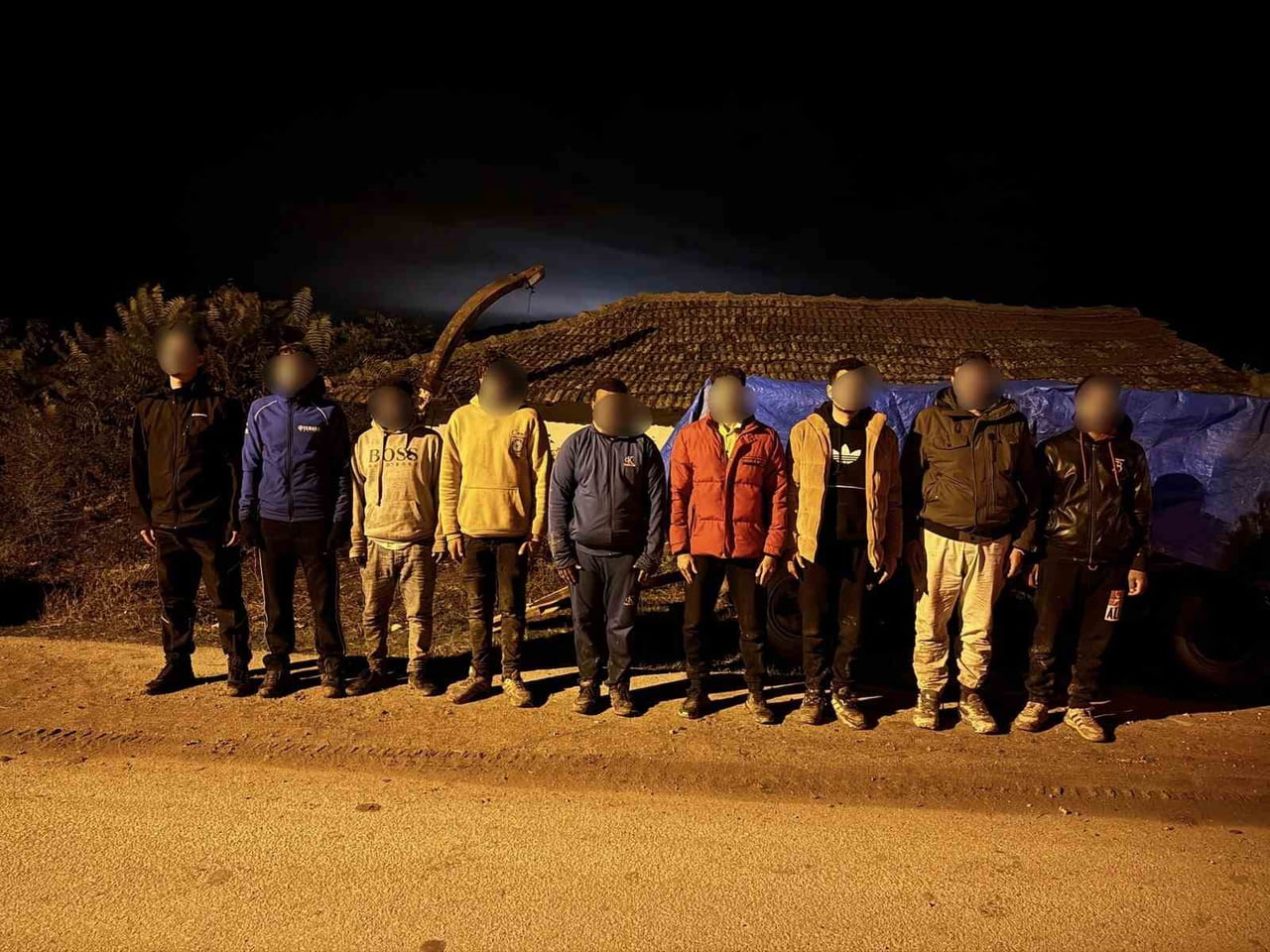 EDİRNE’DE 9 DÜZENSİZ GÖÇMEN YAKALANDI