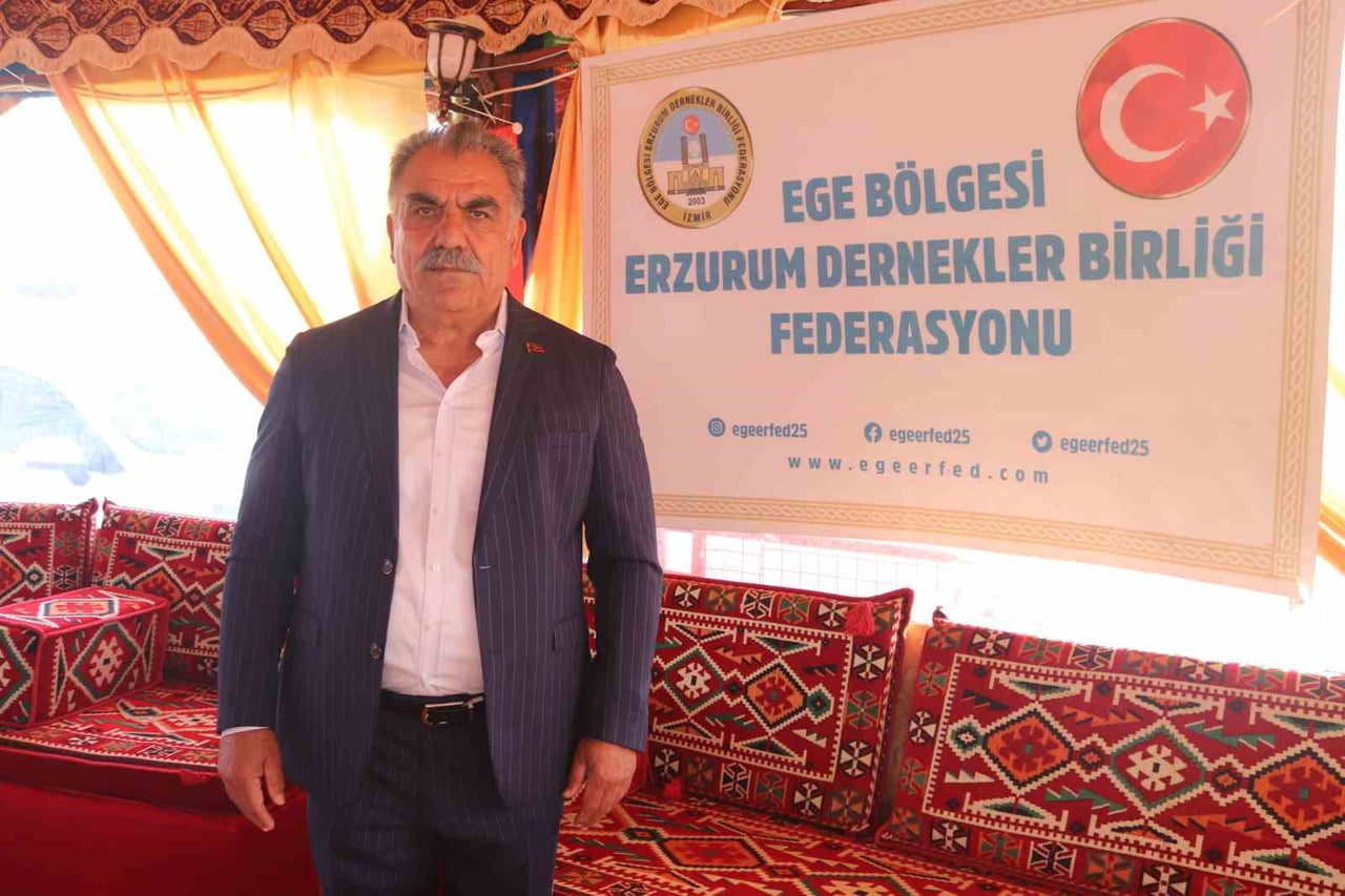 EGE BÖLGESİ ERZURUM DERNEKLER BİRLİĞİ FEDERASYONU GENEL BAŞKANI ZAKİR SALMANOĞLU