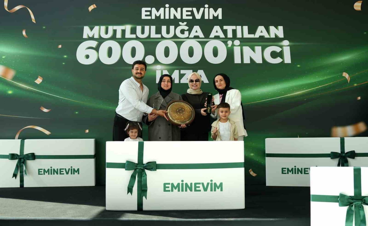 EMİNEVİM, 600 BİNİNCİ TESLİMATINI GERÇEKLEŞTİREREK ULAŞILMASI GÜÇ BİR REKORA İMZA ATTI. SEKTÖRDE...
