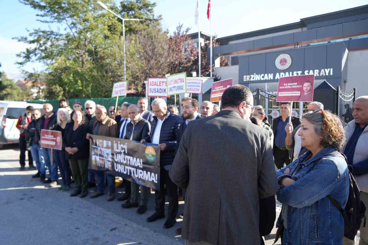 ERZİNCAN'DA MADEN KAZASI DAVASININ 9’NCU DURUŞMASI BAŞLADI