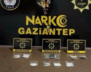 GAZİANTEP'TE SON BİR HAFTADA YAPILAN NARKOTİK OPERASYONLARINDA YAKALANAN 294 ŞÜPHELİDEN 48'İ...