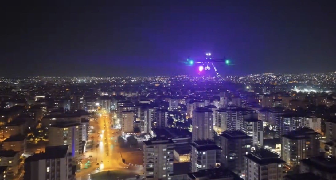 GAZİANTEP’TE KENTİN HUZUR VE GÜVENİ İÇİN SON TEKNOLOJİ 36 ADET DRON İLE HAVADAN DENETİM...