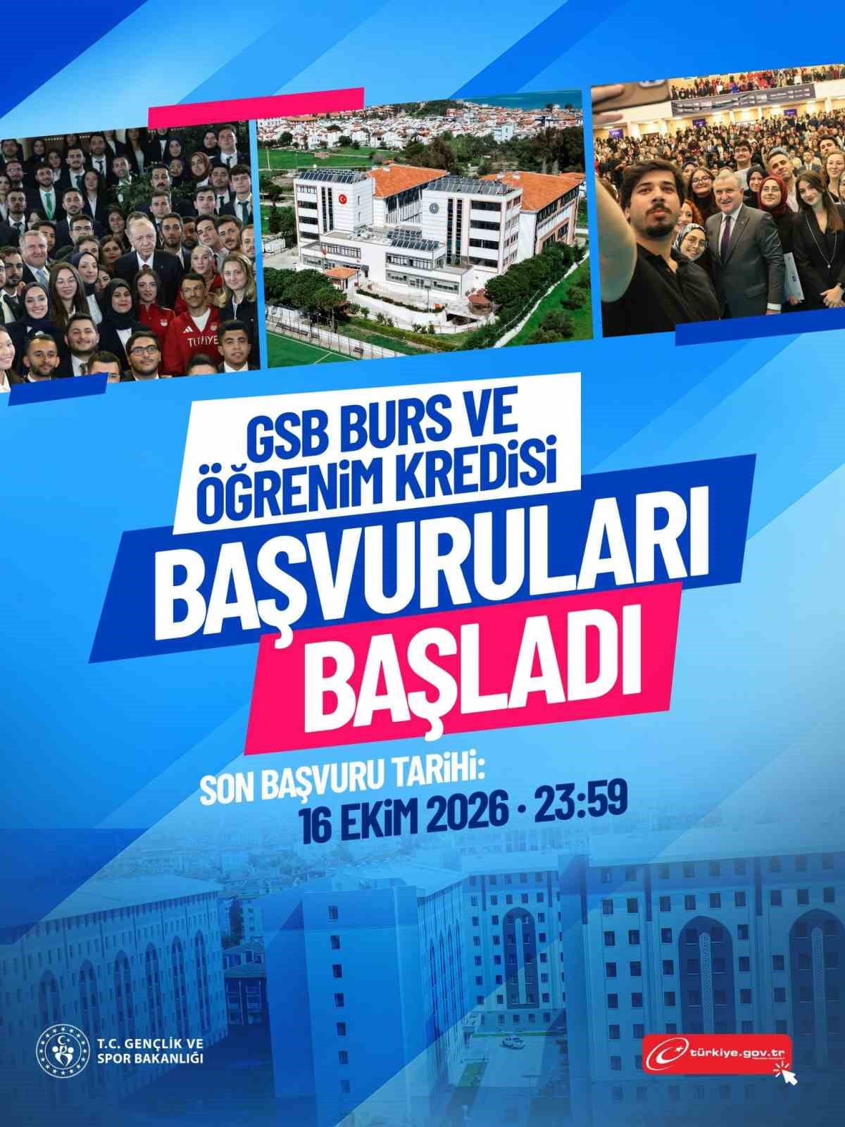 GENÇLİK VE SPOR BAKANI OSMAN AŞKIN BAK, BURS VE ÖĞRENİM KREDİSİ BAŞVURULARININ BAŞLADIĞINI...