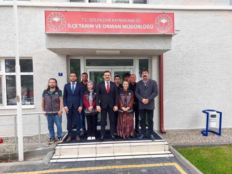 GÖLPAZARI KAYMAKAMI ONUR TİTİZ, İLÇE TARIM VE ORMAN MÜDÜRLÜĞÜ İLE İLÇE ORMAN ŞEFLİĞİNİ ZİYARET...