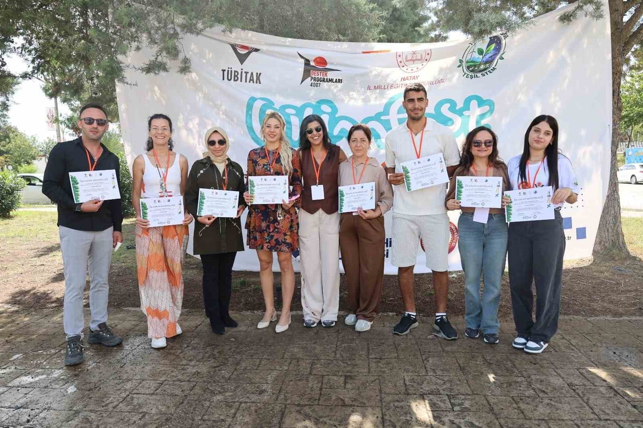HATAY MUSTAFA KEMAL ÜNİVERSİTESİ’NDE DÜZENLENEN “TOPRAKTAN GÖĞE YEŞİL STEM” BİLİM ŞENLİĞİ’NDE...